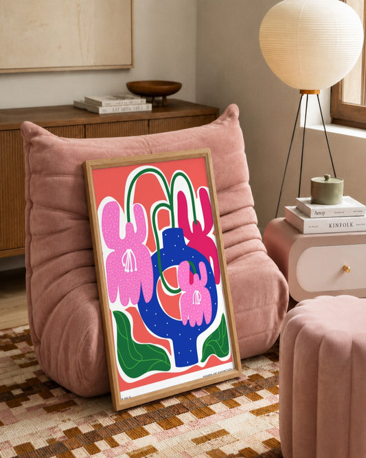 SENT Studio - Aesthetic Poster No. 11 - framed print in a styled room