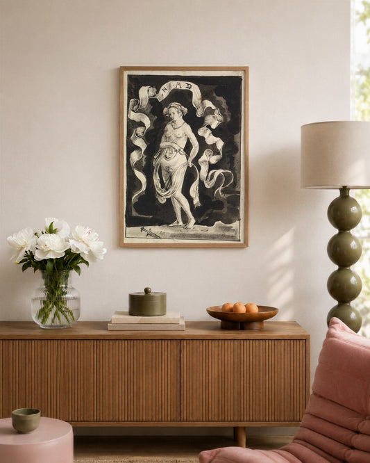 Renaissance Masters - Renaissance Masterpiece No. 426 - framed print in a styled room
