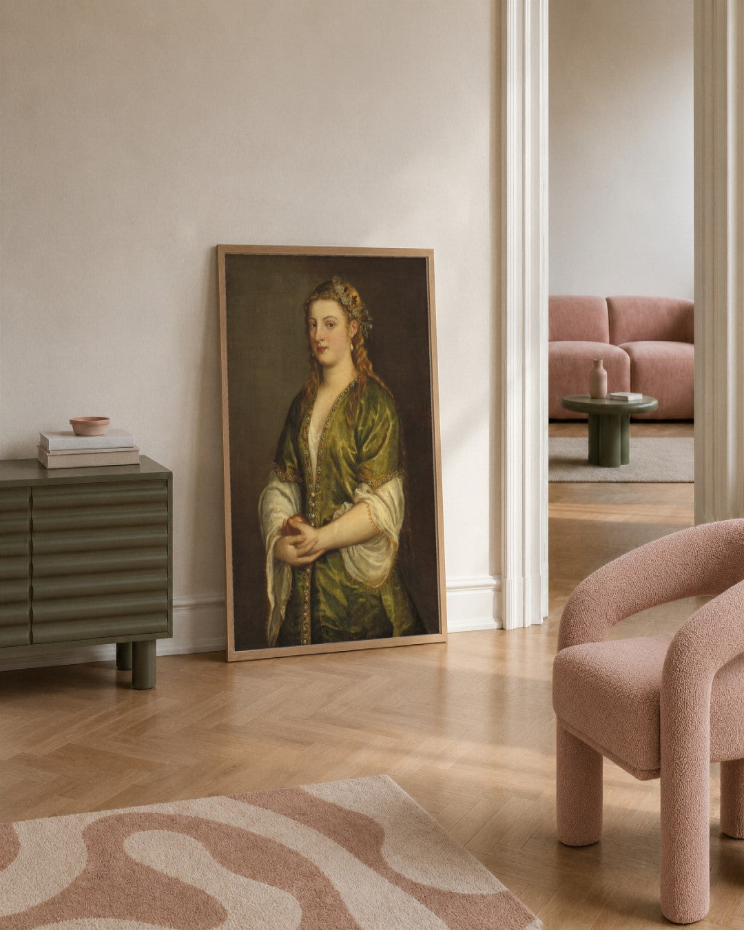 Renaissance Masters - Renaissance Masterpiece No. 220 - framed print in a styled room