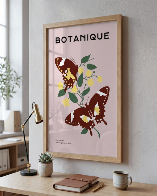 SENT Studio - Botanical Poster No. 60 - framed print in a styled room