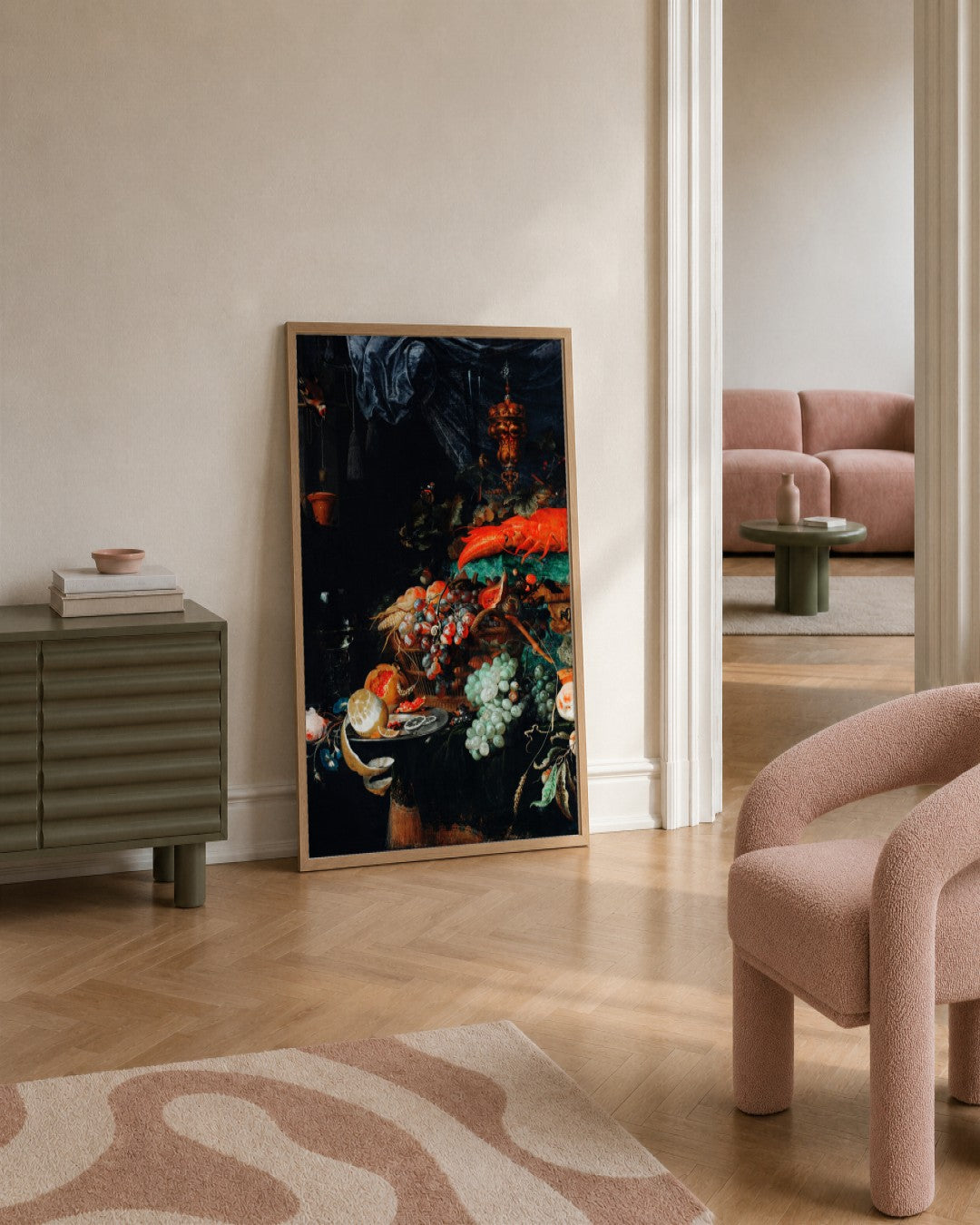 Renaissance Masters - Renaissance Masterpiece No. 378 - framed print in a styled room