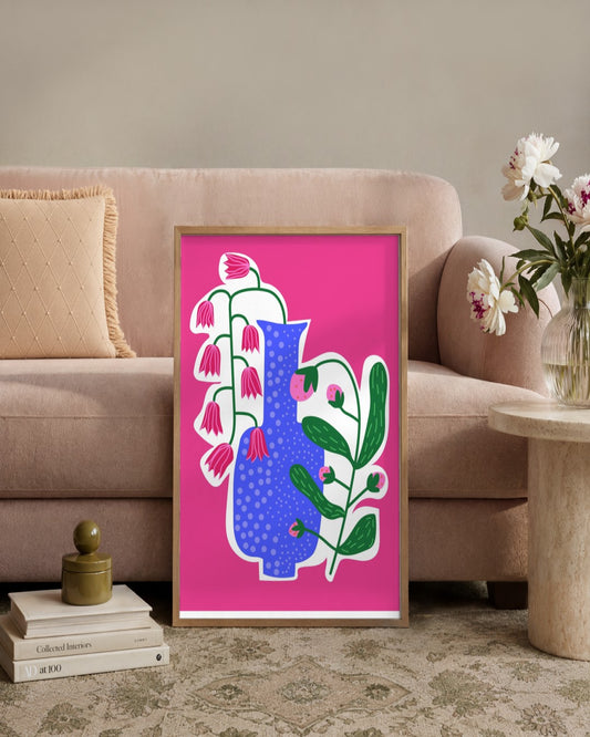 SENT Studio - Aesthetic Poster No. 44 - framed print in a styled room