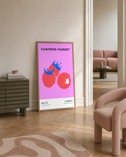 SENT Studio - Abstract Poster No. 57 - framed print in a styled room