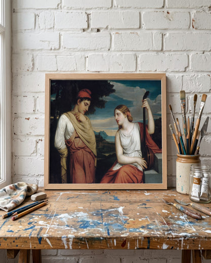 Renaissance Masters - Renaissance Masterpiece No. 230 - framed print in a styled room