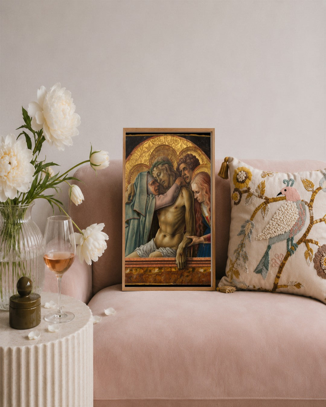 Renaissance Masters - Renaissance Masterpiece No. 133 - framed print in a styled room