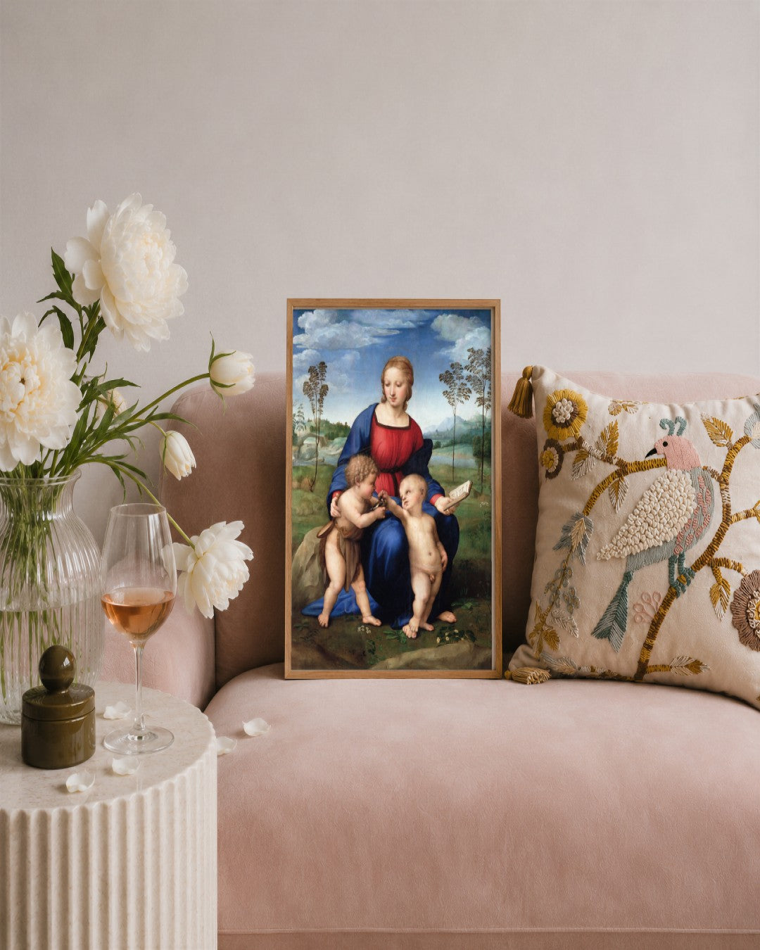 Renaissance Masters - Renaissance Masterpiece No. 321 - framed print in a styled room