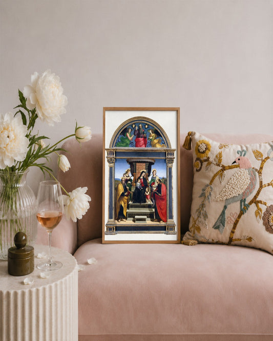 Renaissance Masters - Renaissance Masterpiece No. 306 - framed print in a styled room