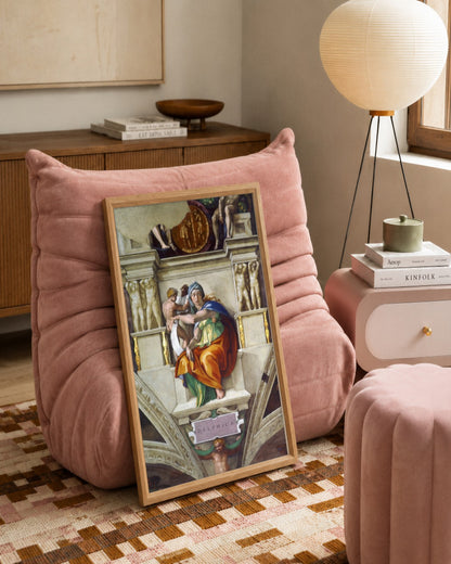 Renaissance Masters - Renaissance Masterpiece No. 334 - framed print in a styled room