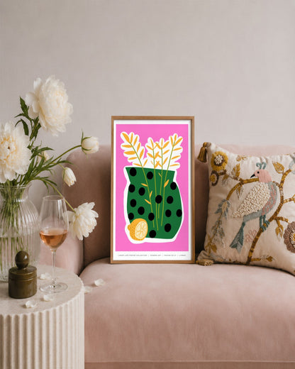 SENT Studio - Aesthetic Poster No. 27 - framed print in a styled room