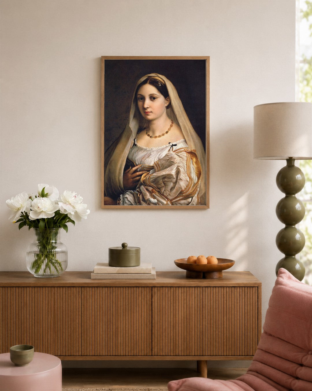 Renaissance Masters - Renaissance Masterpiece No. 317 - framed print in a styled room