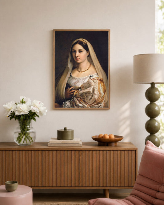 Renaissance Masters - Renaissance Masterpiece No. 317 - framed print in a styled room