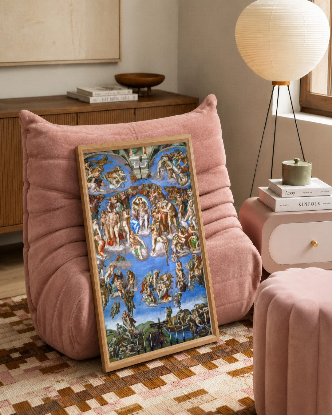 Renaissance Masters - Renaissance Masterpiece No. 313 - framed print in a styled room