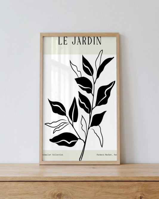 SENT Studio - Bohemian Poster No. 27 - framed print in a styled room