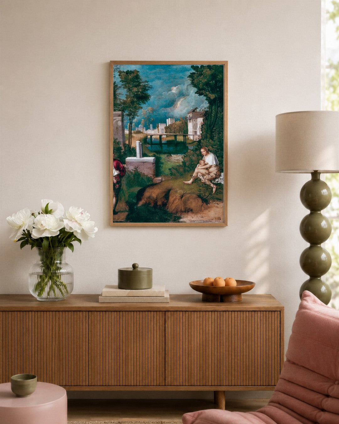 Renaissance Masters - Renaissance Masterpiece No. 289 - framed print in a styled room