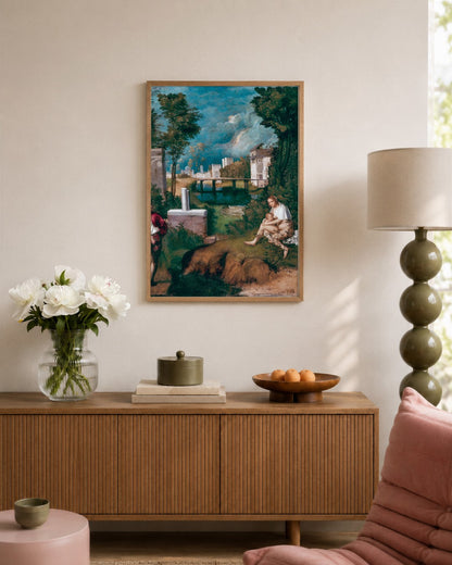 Renaissance Masters - Renaissance Masterpiece No. 289 - framed print in a styled room
