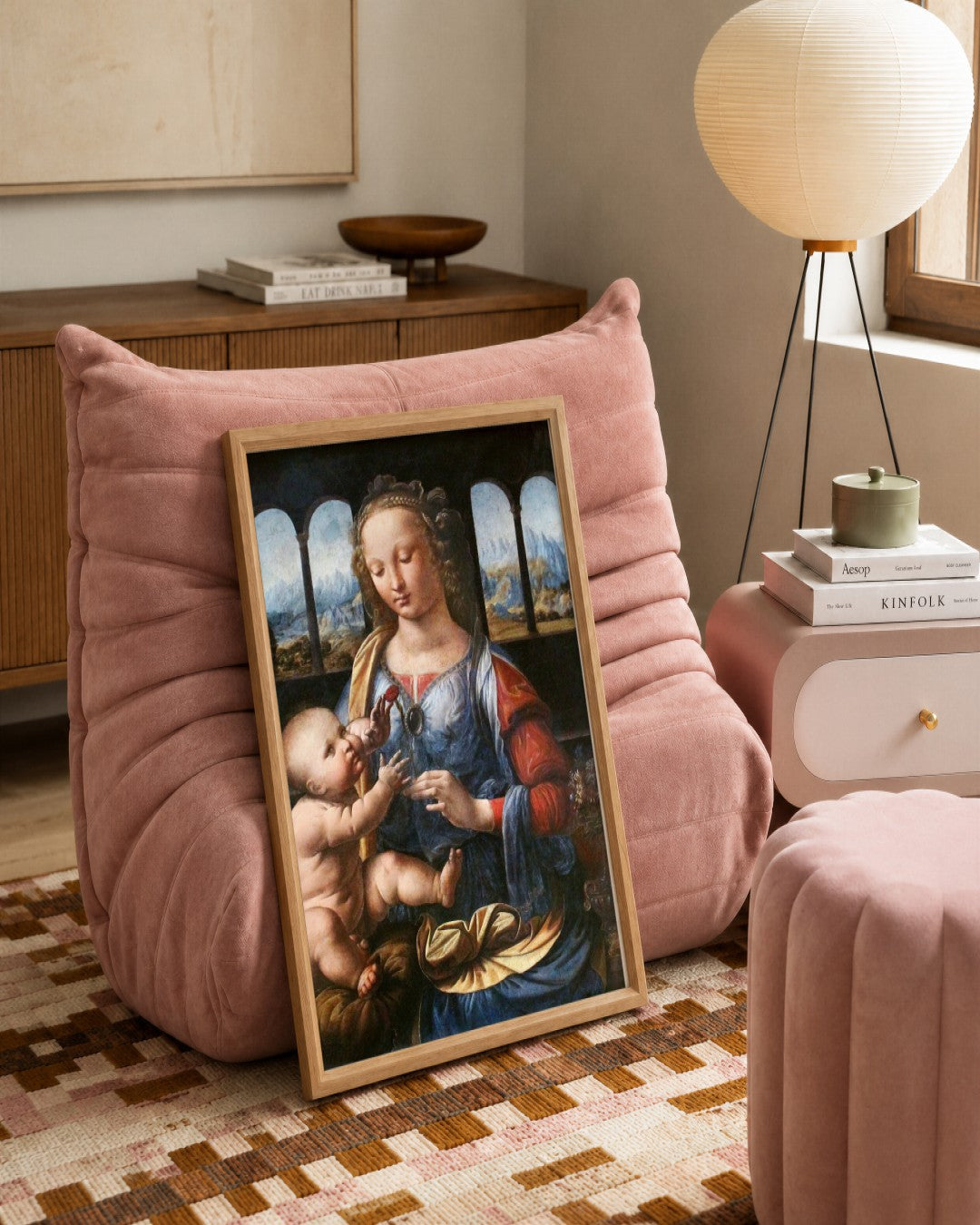 Renaissance Masters - Renaissance Masterpiece No. 319 - framed print in a styled room