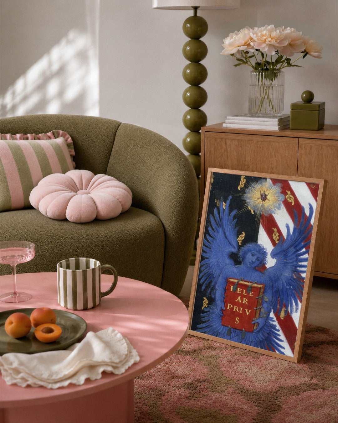 Renaissance Masters - Renaissance Masterpiece No. 67 - framed print in a styled room