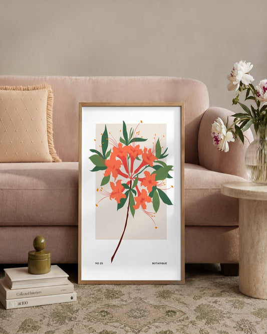 SENT Studio - Botanical Poster No. 52 - framed print in a styled room
