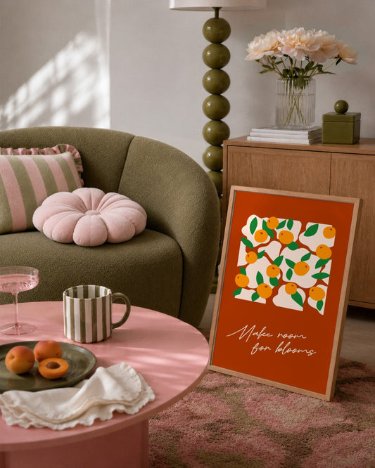 SENT Studio - Artistic Poster No. 20 - framed print in a styled room