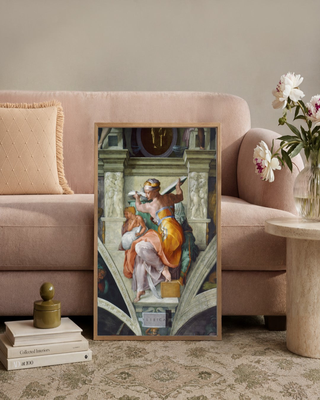 Renaissance Masters - Renaissance Masterpiece No. 316 - framed print in a styled room