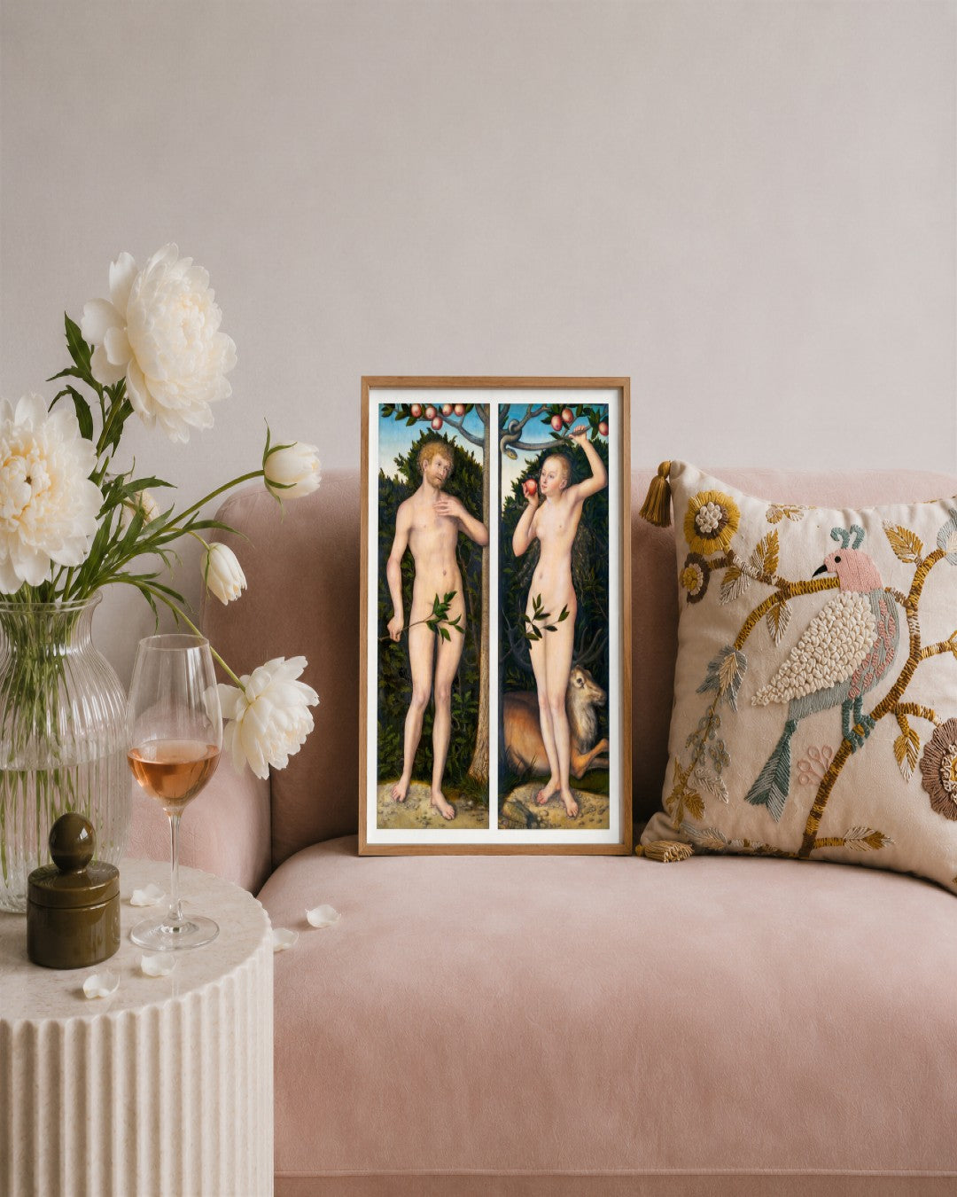 Renaissance Masters - Renaissance Masterpiece No. 273 - framed print in a styled room