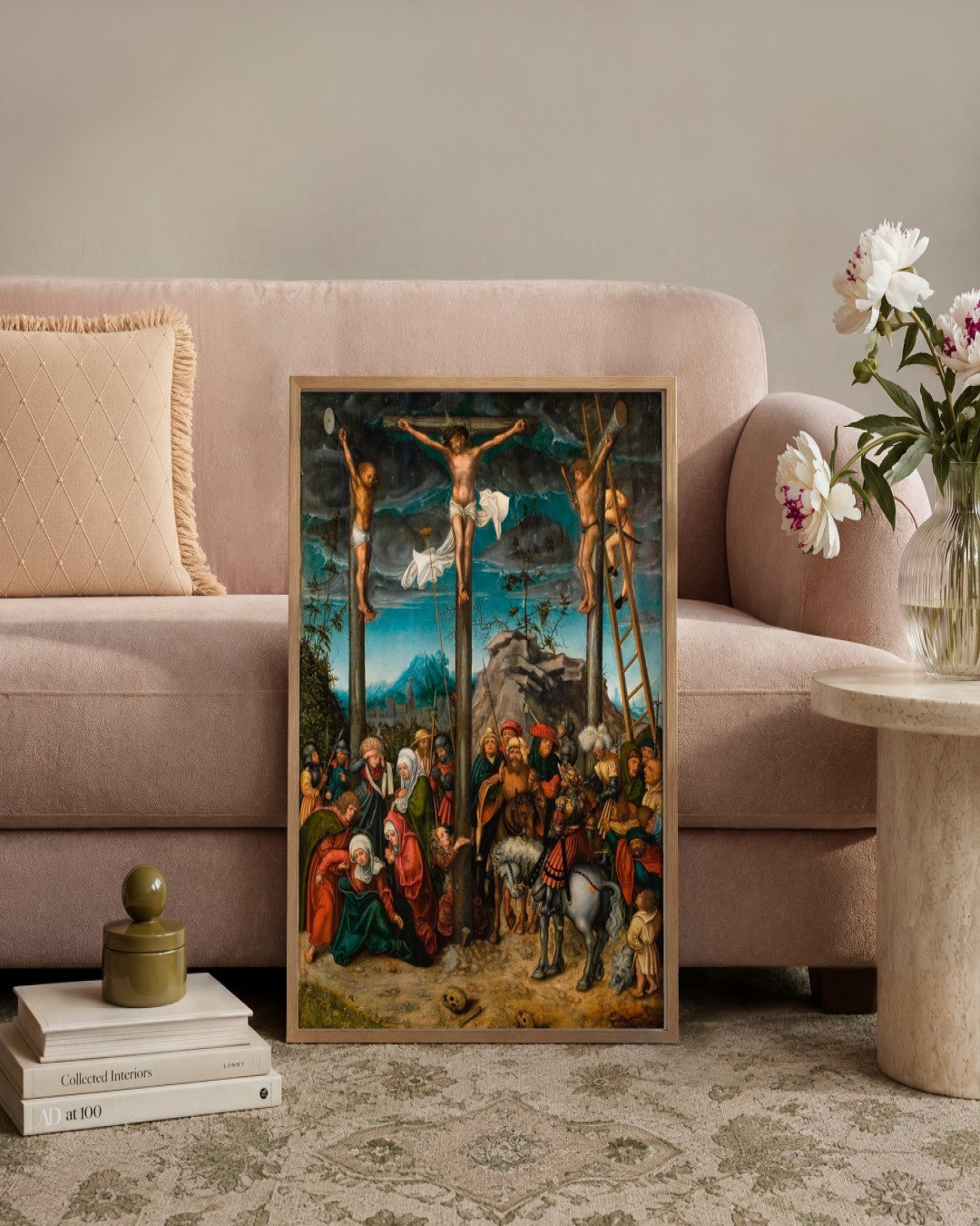 Renaissance Masters - Renaissance Masterpiece No. 196 - framed print in a styled room