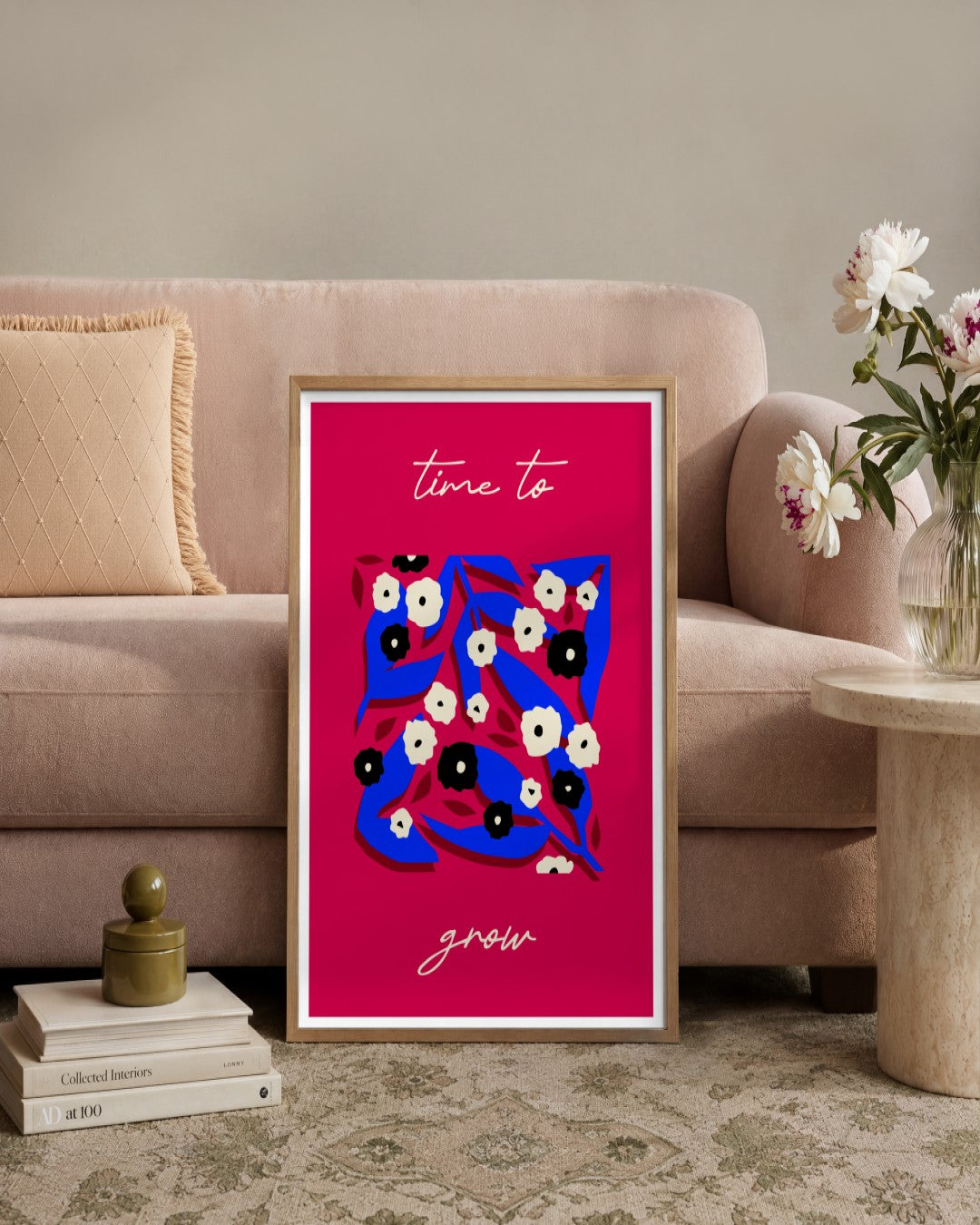 SENT Studio - Artistic Poster No. 10 - framed print in a styled room