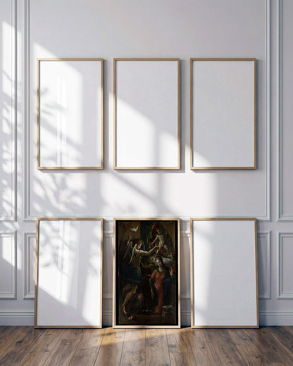 Renaissance Masters - Renaissance Masterpiece No. 115 - framed print in a styled room