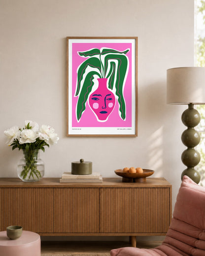 SENT Studio - Aesthetic Poster No. 8 - framed print in a styled room
