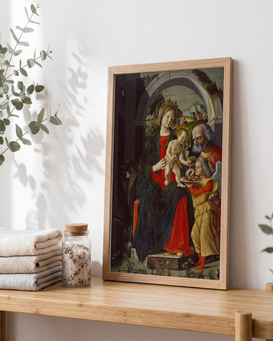 Renaissance Masters - Renaissance Masterpiece No. 61 - framed print in a styled room