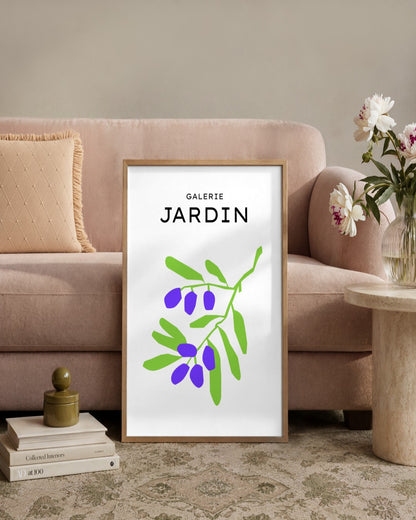 SENT Studio - Abstract Poster No. 66 - framed print in a styled room