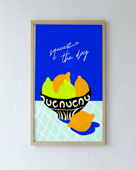 SENT Studio - Artistic Poster No. 5 - framed print in a styled room