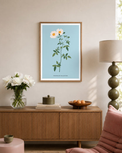 SENT Studio - Botanical Poster No. 57 - framed print in a styled room