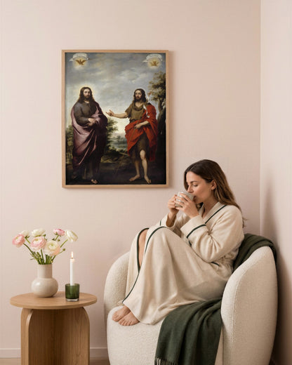 Renaissance Masters - Renaissance Masterpiece No. 420 - framed print in a styled room