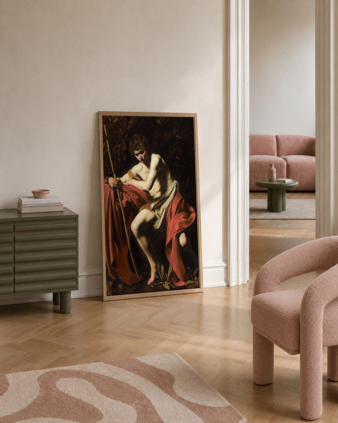 Renaissance Masters - Renaissance Masterpiece No. 254 - framed print in a styled room