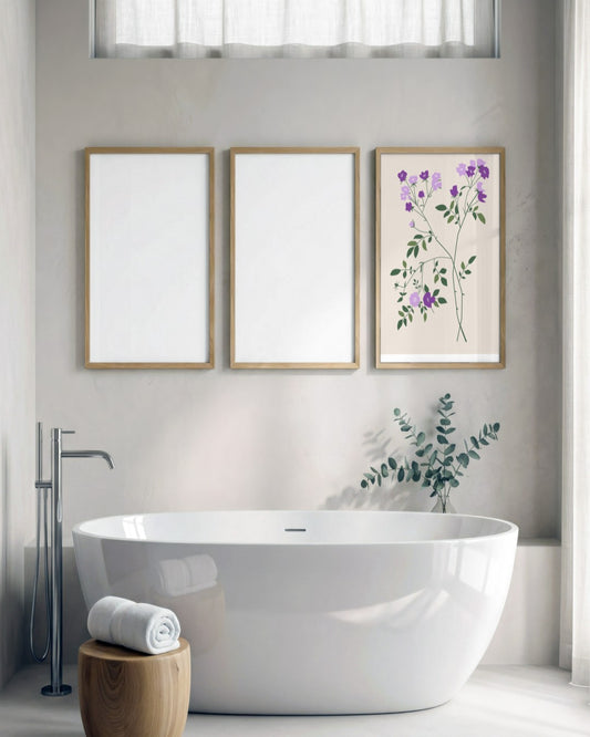 SENT Studio - Botanical Poster No. 56 - framed print in a styled room