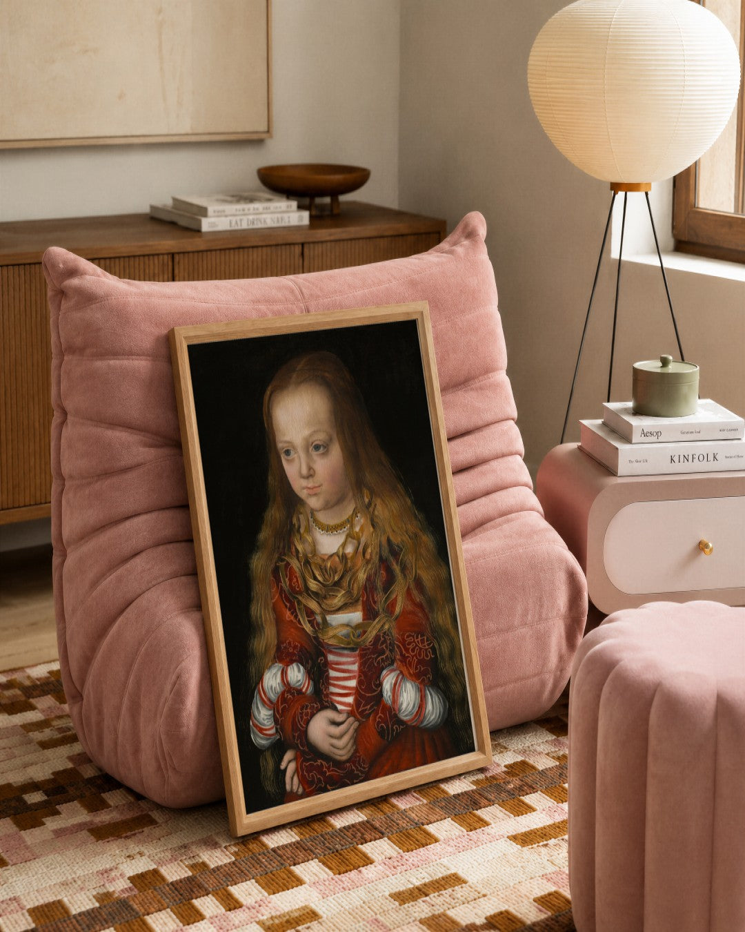 Renaissance Masters - Renaissance Masterpiece No. 215 - framed print in a styled room