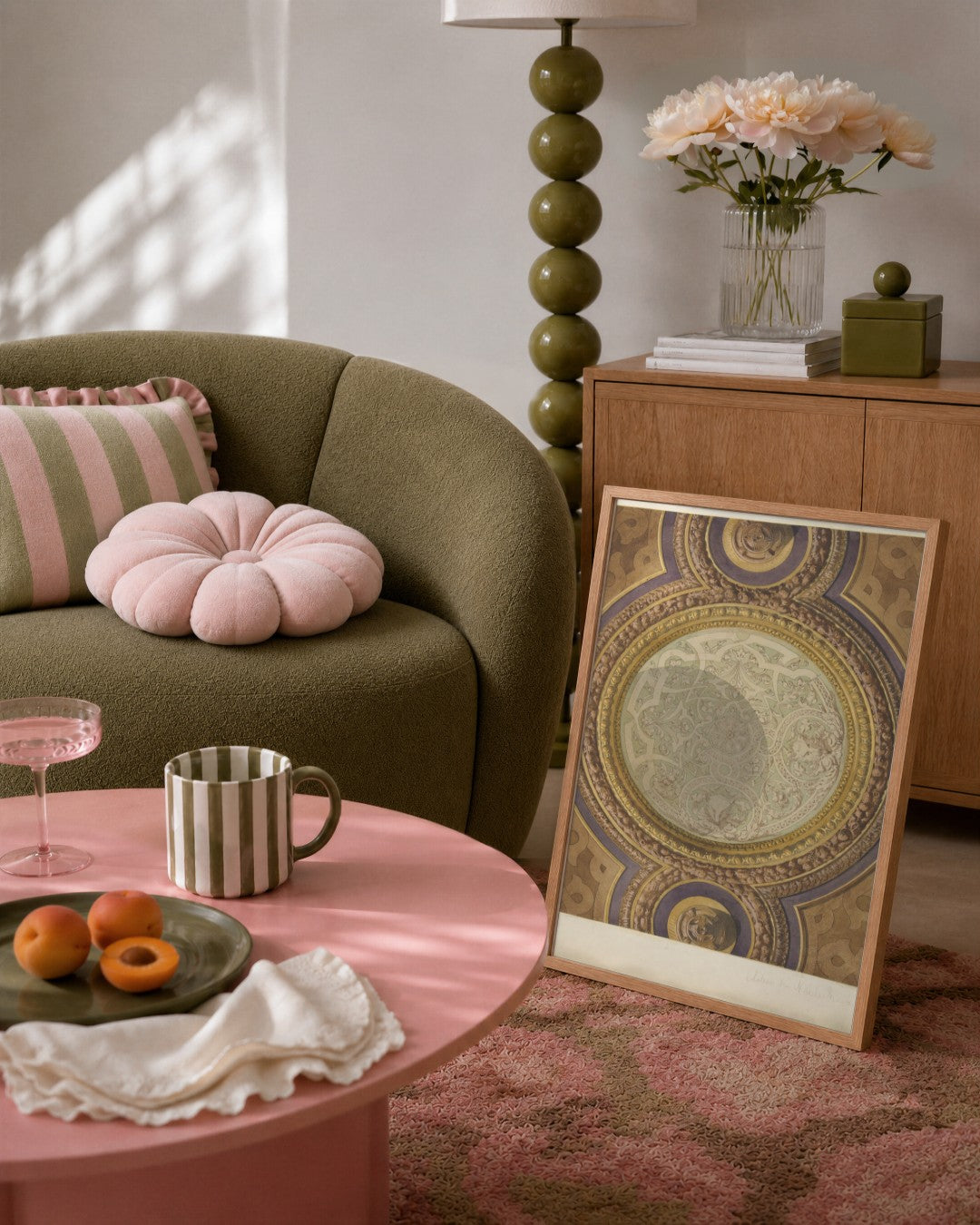 Renaissance Masters - Renaissance Masterpiece No. 142 - framed print in a styled room