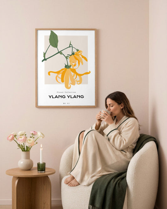 SENT Studio - Botanical Poster No. 67 - framed print in a styled room
