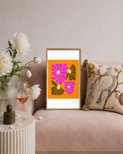 SENT Studio - Artistic Poster No. 17 - framed print in a styled room