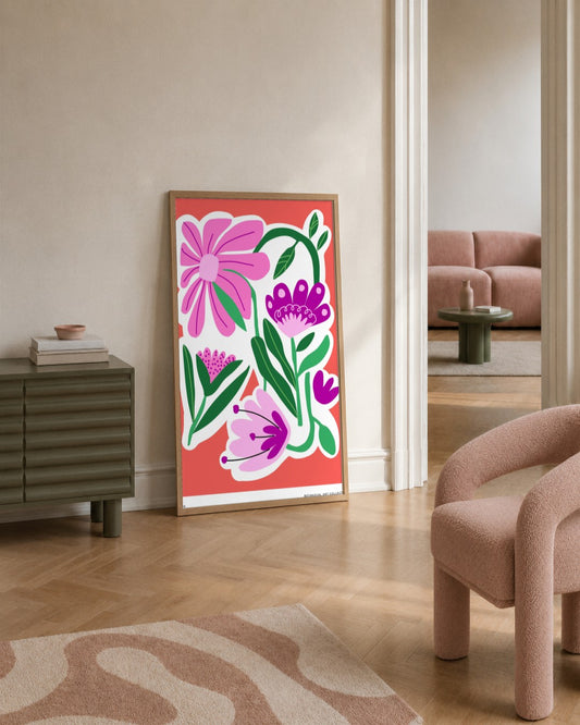 SENT Studio - Aesthetic Poster No. 29 - framed print in a styled room