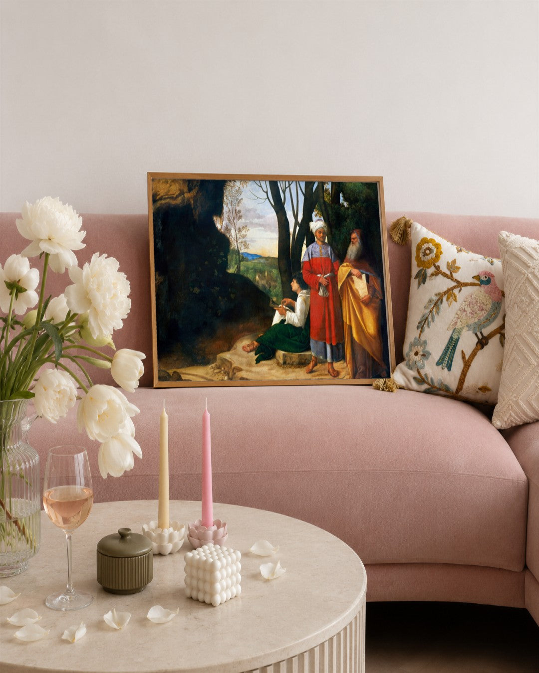 Renaissance Masters - Renaissance Masterpiece No. 285 - framed print in a styled room