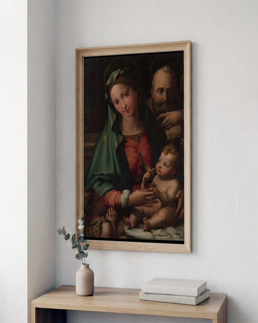 Renaissance Masters - Renaissance Masterpiece No. 117 - framed print in a styled room