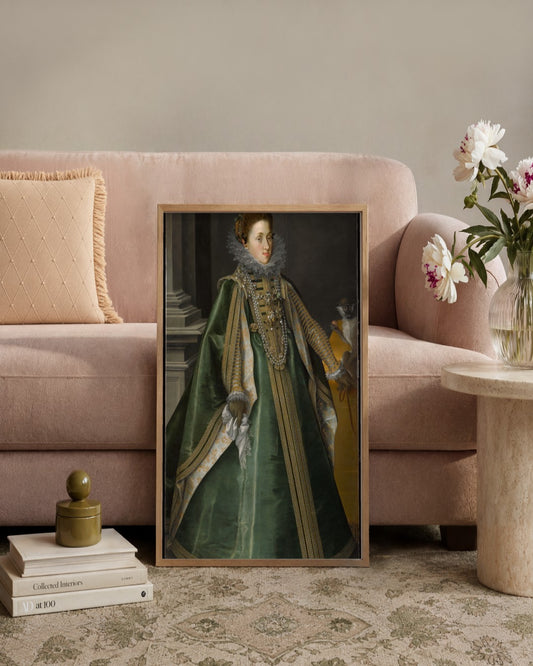 Renaissance Masters - Renaissance Masterpiece No. 100 - framed print in a styled room