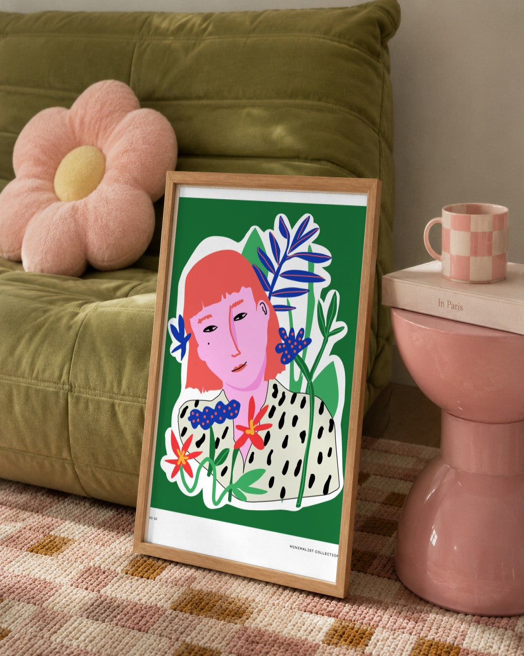 SENT Studio - Aesthetic Poster No. 10 - framed print in a styled room