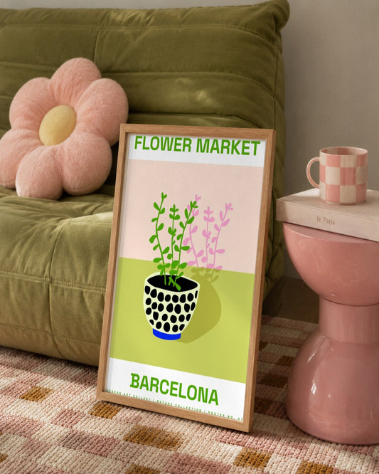 SENT Studio - Artistic Poster No. 47 - framed print in a styled room
