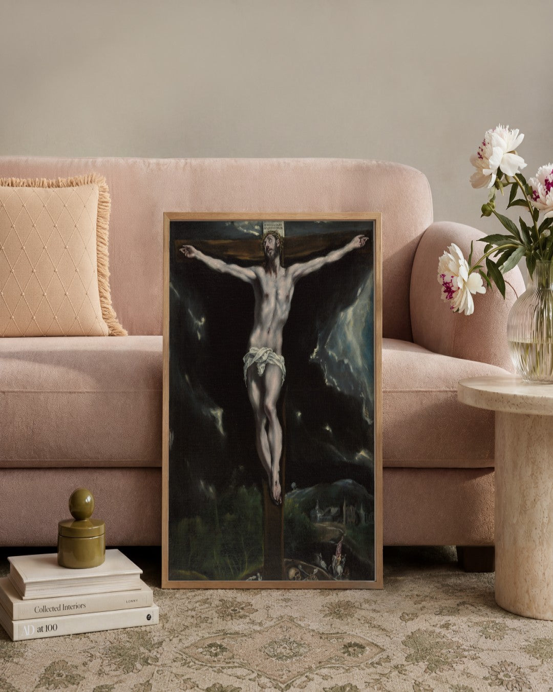Renaissance Masters - Renaissance Masterpiece No. 234 - framed print in a styled room