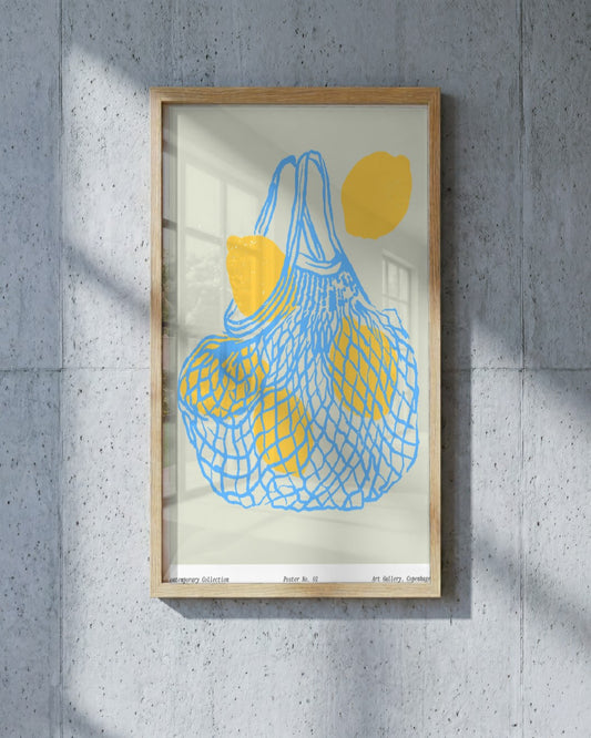 SENT Studio - Cravings Poster No. 1 - framed print in a styled room
