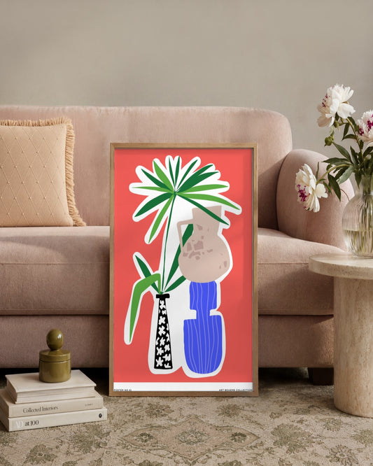 SENT Studio - Aesthetic Poster No. 41 - framed print in a styled room