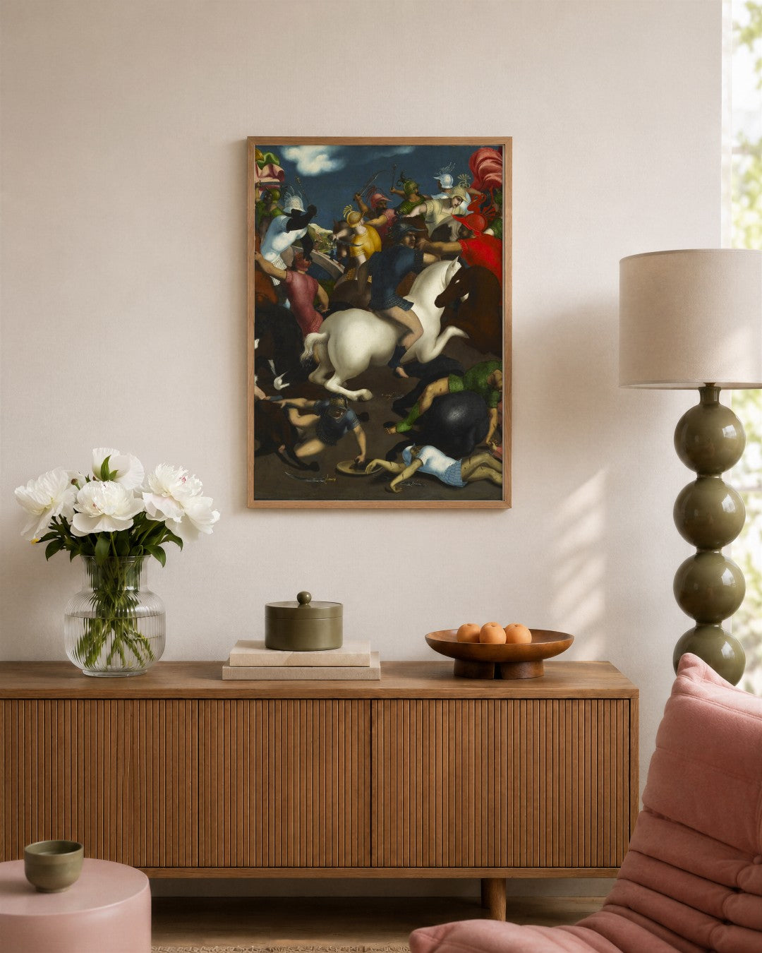 Renaissance Masters - Renaissance Masterpiece No. 53 - framed print in a styled room
